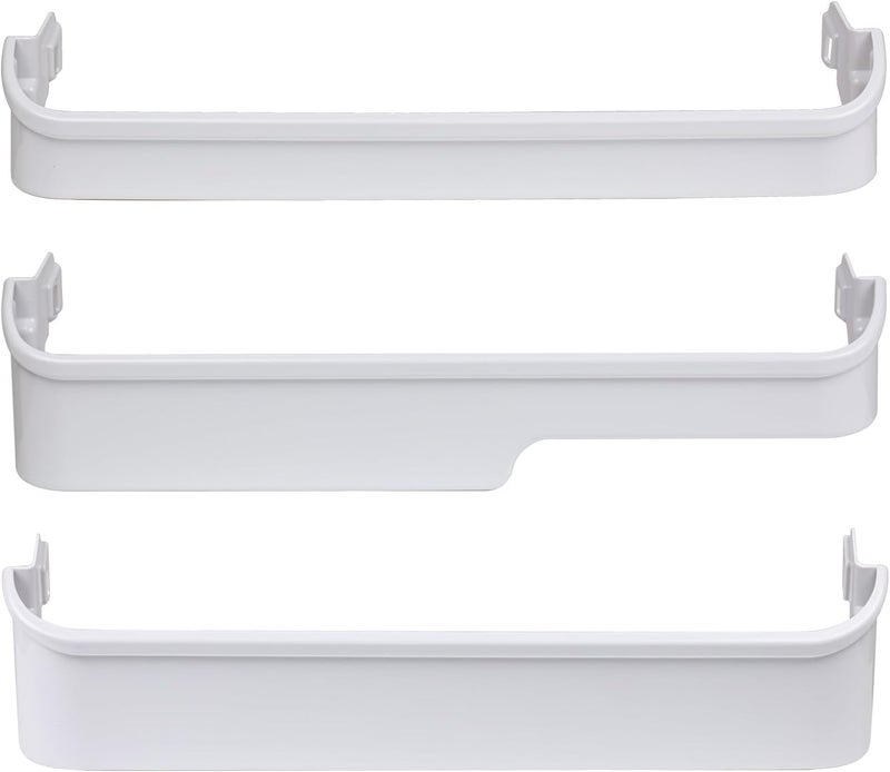 perfifan 240338001 (TOP) 240337901 (MIDDLE) and 240338101 (BOTTOM) Door Shelf Bin racks Compatible with Frigidaire or Kenmore Refrigerator - Image 1